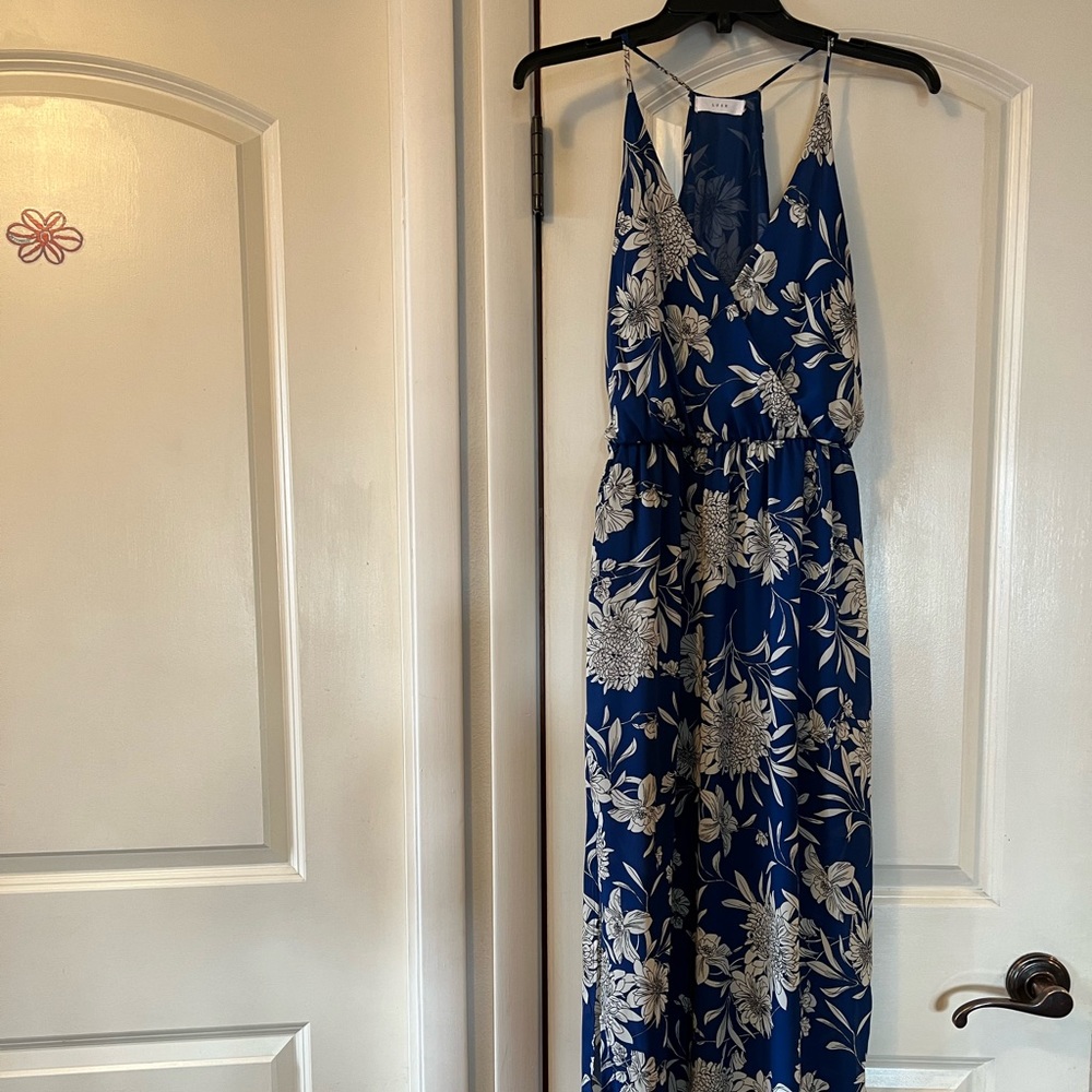 Lush floral maxi dress.